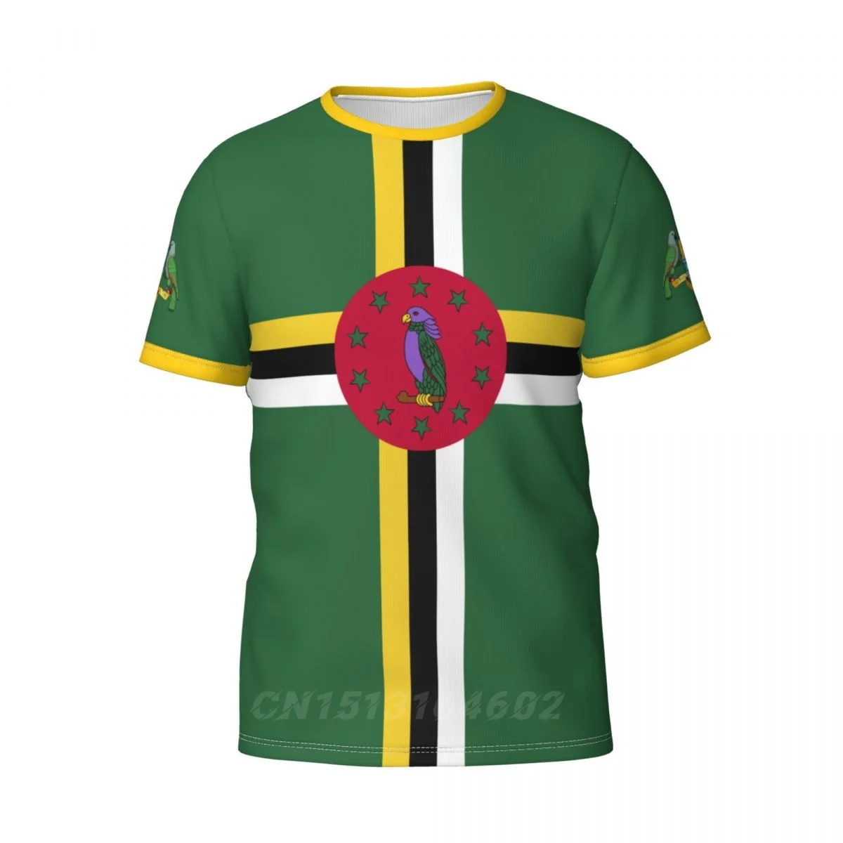 Custom Name Number Dominica Country Flag T-shirts Clothes T shirt Men Women Tees Tops For Soccer Football Fans Gift US Size