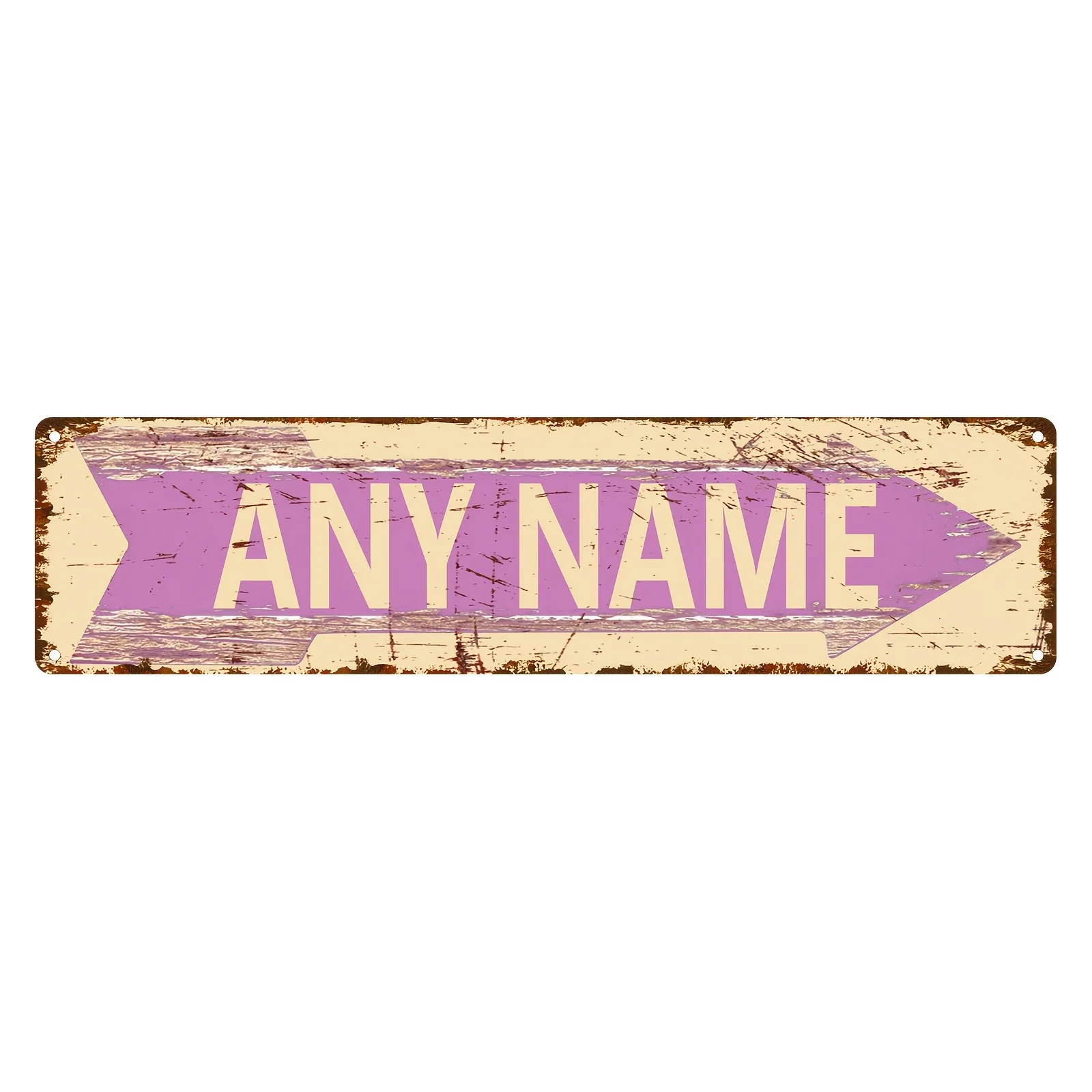 CIFbuy Personalized Custom Retro Street Sign, Left Right Arrows, Wall Art Decor Only, Man Cave Bar Cafe Restaurant Aluminum Sign