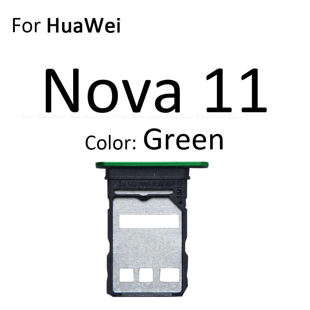 Sim مايكرو SD بطاقة محول مأخذ التوصيل الحاويات موصل حامل فتحة قارئ صينية لهواوي نوفا 11 برو SE الترا 11i