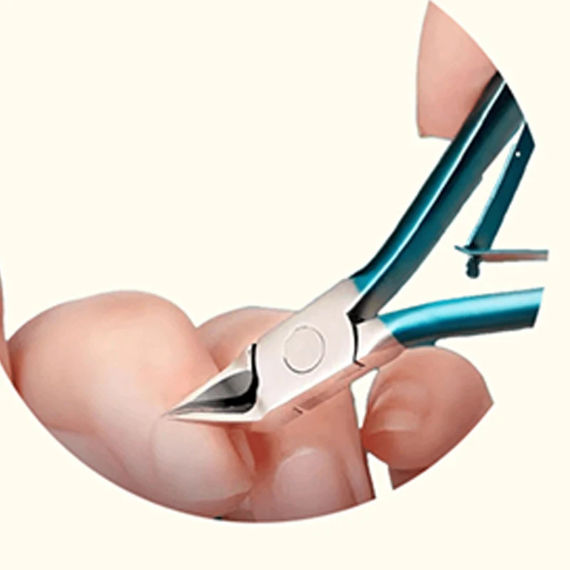 Cuticle Pliers Stainless steel Nail Clippers For Thick or Ingrown Nails professional Cutter Nipper Tools image 3