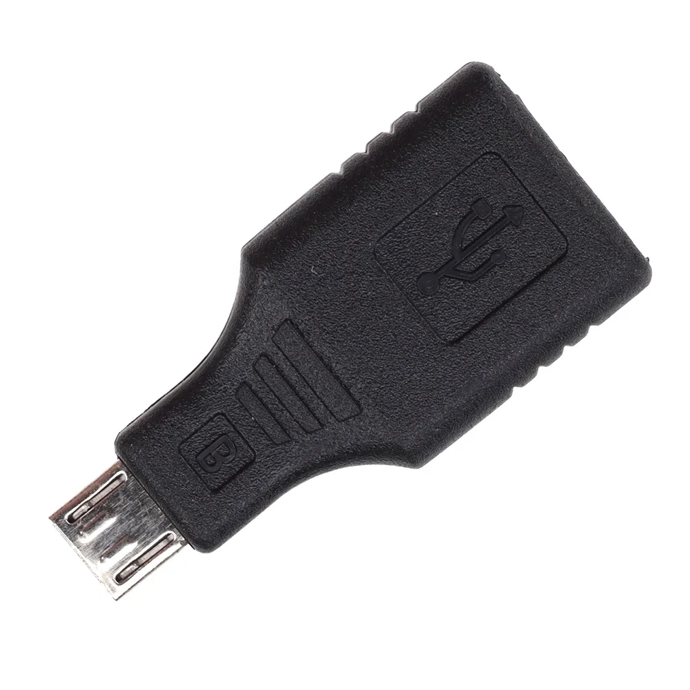 

500pcs/Lot USB 2.0 A Female To Micro USB B 5 Pin Male Plug OTG Host Adapter Converter Connector