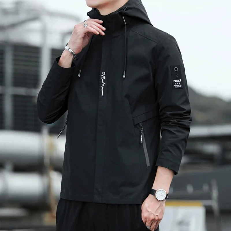 

Осенне-зимняя мужская куртка с капюшоном, женская водонепроницаемая ветровка, уличная рыбалка, четырехсезонная альпинистская одежда, тренд