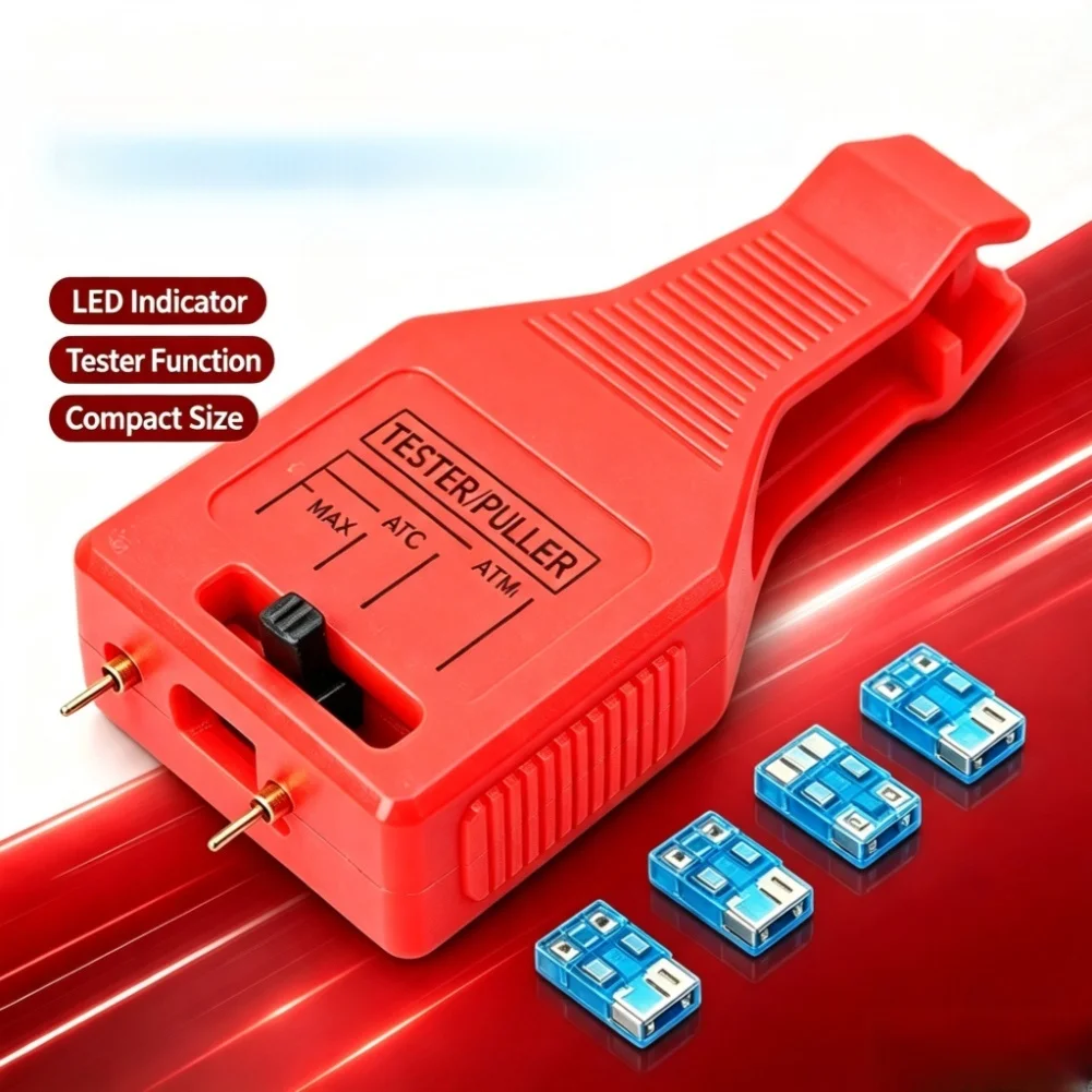 1Pc Portable 12V 24V Fuse Tester With Bright LED For ATC ATM MASI Fuses Car Truck Motorcycle Marine Electrical Repair Tool view 3