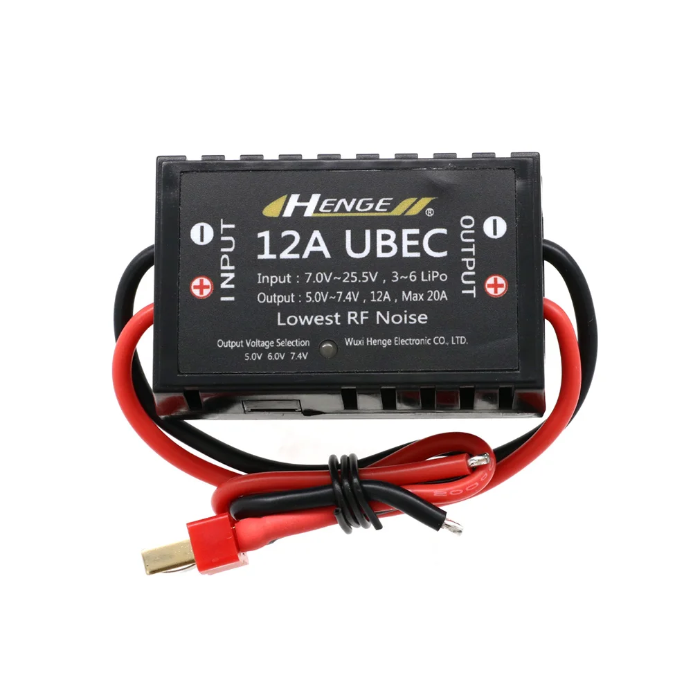 HENGE 4A 6A 8A 12A UBEC 2-6S Swtichable Output BEC Voltage Stabilizer For RC Airplanes Boat Battery Accessories