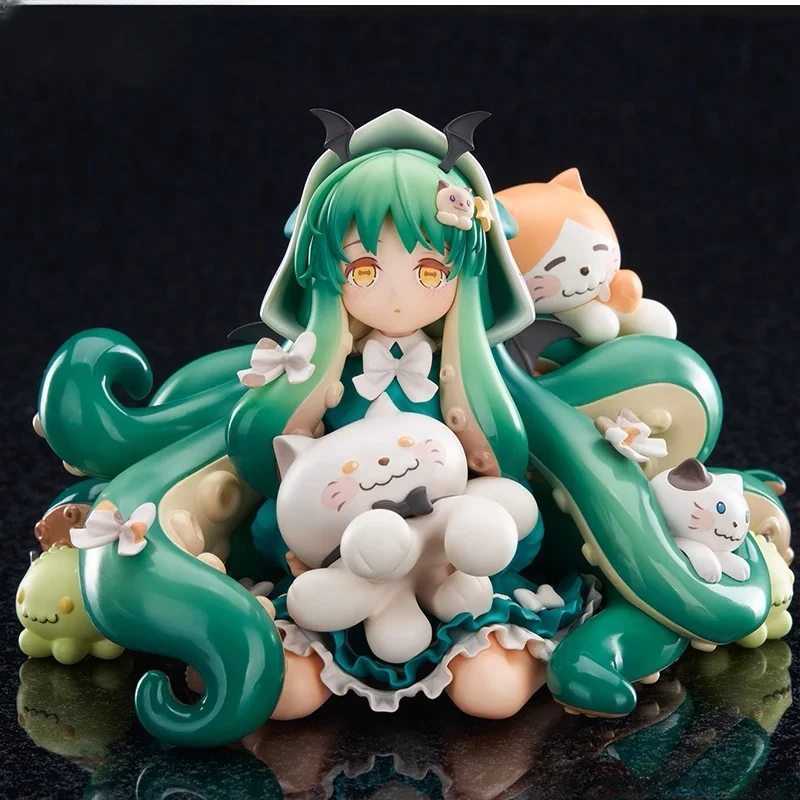 

10cm Genuine Anime Apex Toys Innerminds Cthulhu Meow Pulu Pajama Party Figure Cthulhu Meow Purr Maleficent Gk Trendy Toy Gift