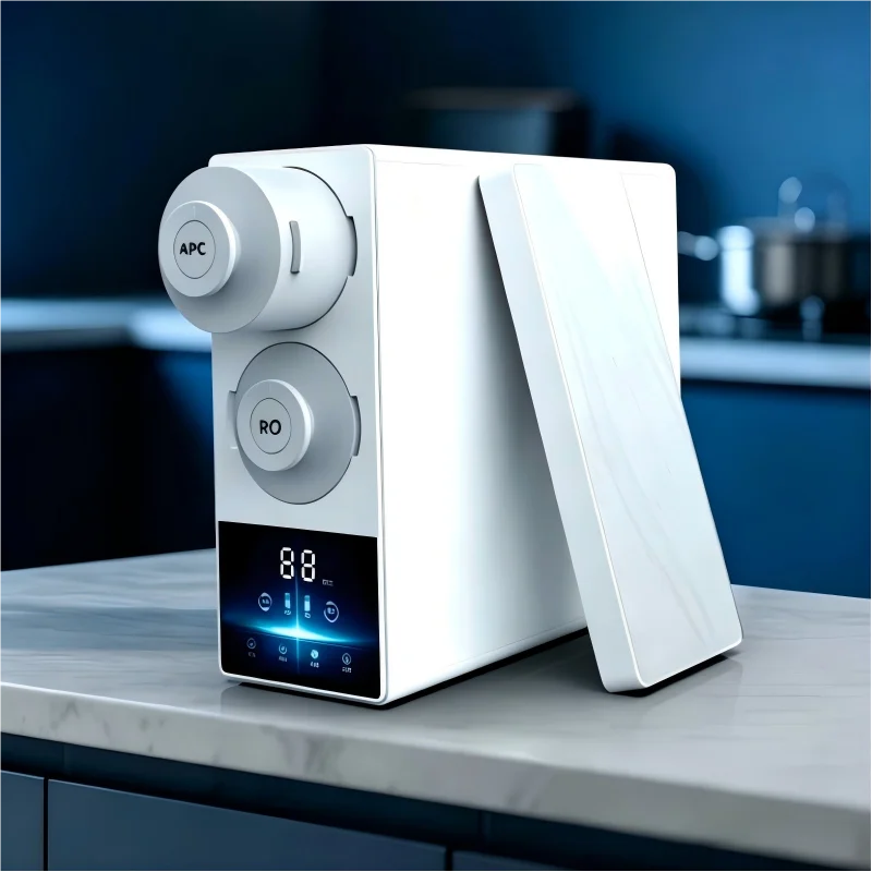 Automatic Household 4 Stages Kitchen New RO Water Purifier Home RO Machine Water Filtration System 600GPD 2 Filter Cartridge