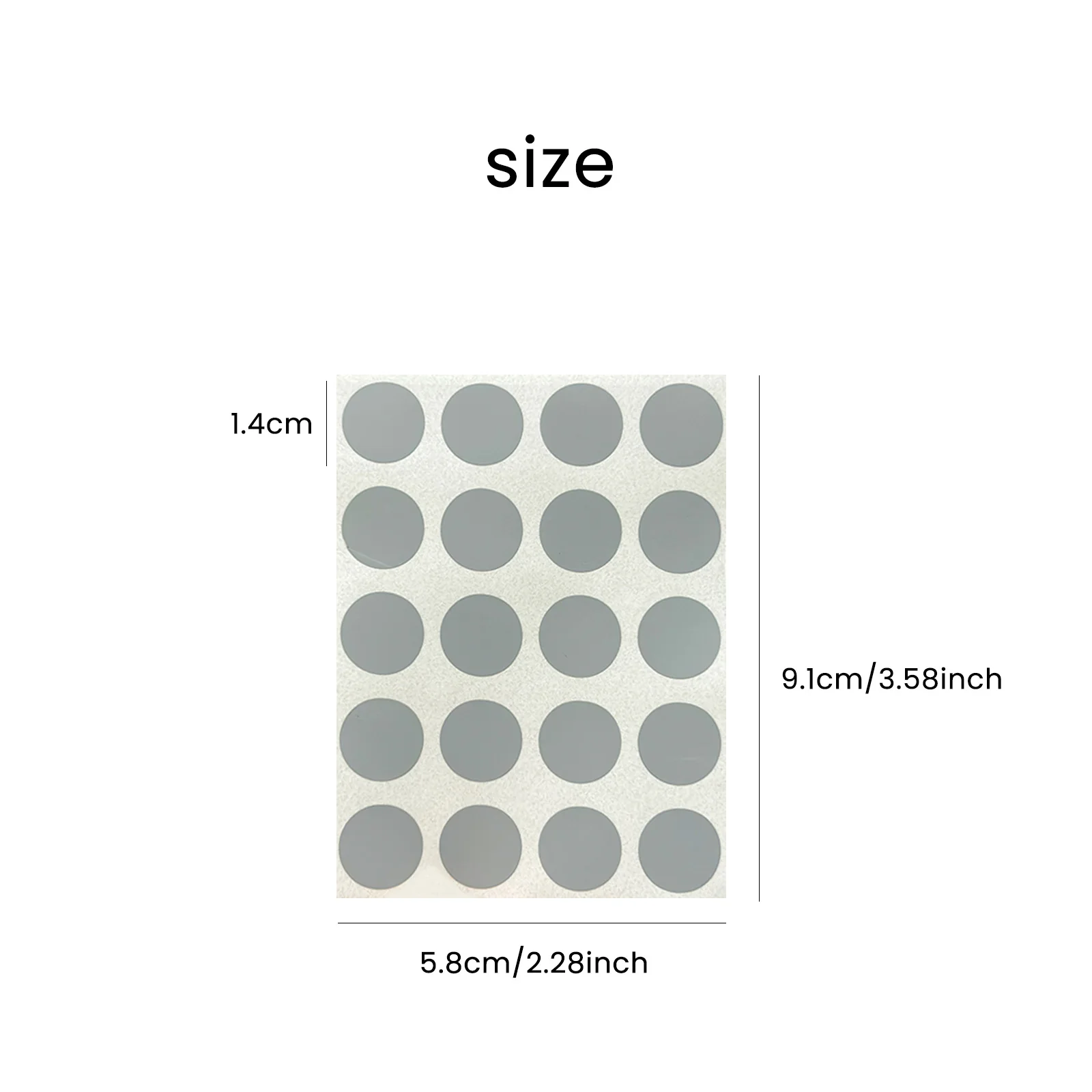 Scratch Off Sticker 14*14mm Round Gray 1000pcs Scratch Label DIY Make Your Own Lottery Ticket Games Scratch off