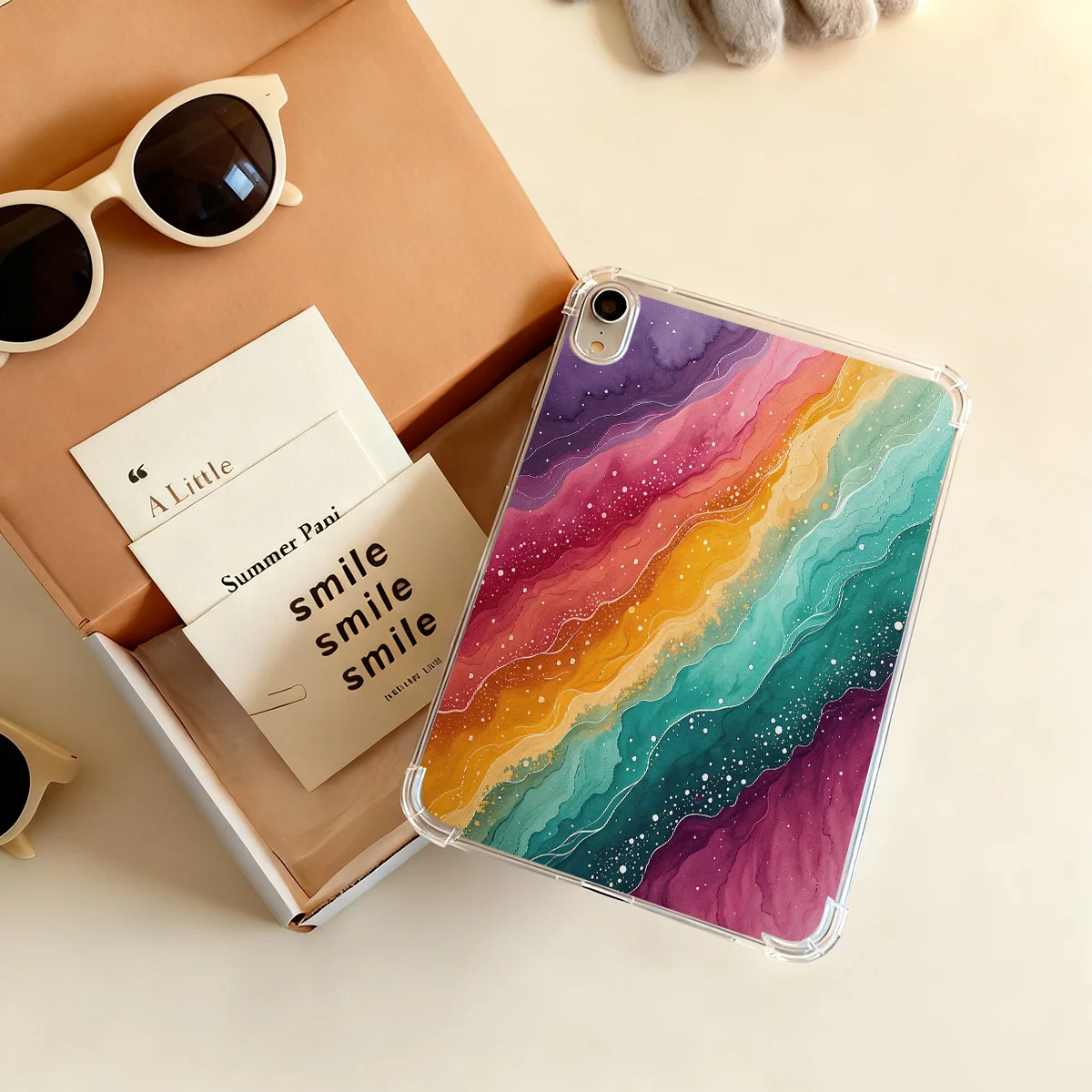 Colorful Soft Silicon Case For iPad Pro 12.9 13 11 inch 9.7 iPad 11 10.9 6 5 10.2 4 3 2 Air 13 11 2 1 Mini 7 6 5 4 3 2 Cover
