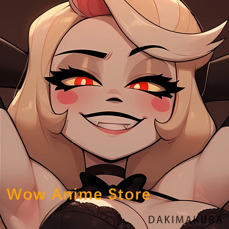Dakimakura أنيمي تشارلي مورنينجستار فوتا مزدوجة الوجهين طباعة الحياة حجم الجسم كيس وسادة غطاء المخدة