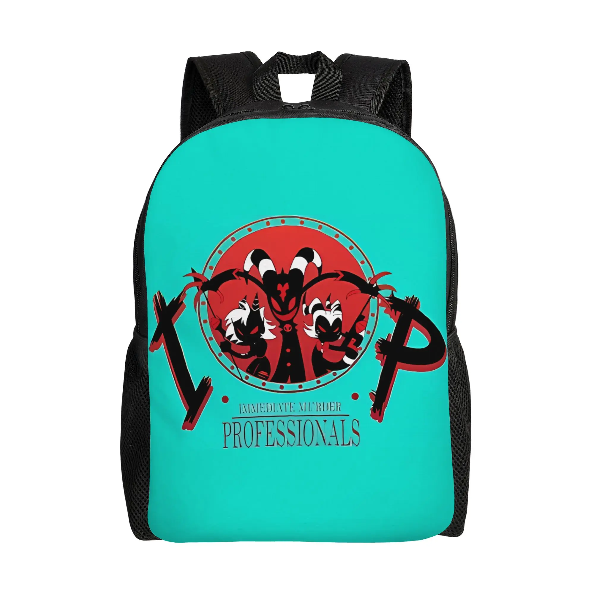 

H-Helluva Boss Immediate Murder Professionals Schoolbag Unisex Graphic Print mochila High Quality Large Capacity Schoolbag Gift