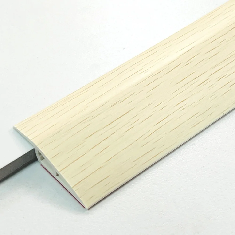 

Переходная полоса для ковра до плитки, износостойкая пороговая рампа из ПВХ, самоклеящаяся полоса с плоской кнопкой 100 см, бытовая