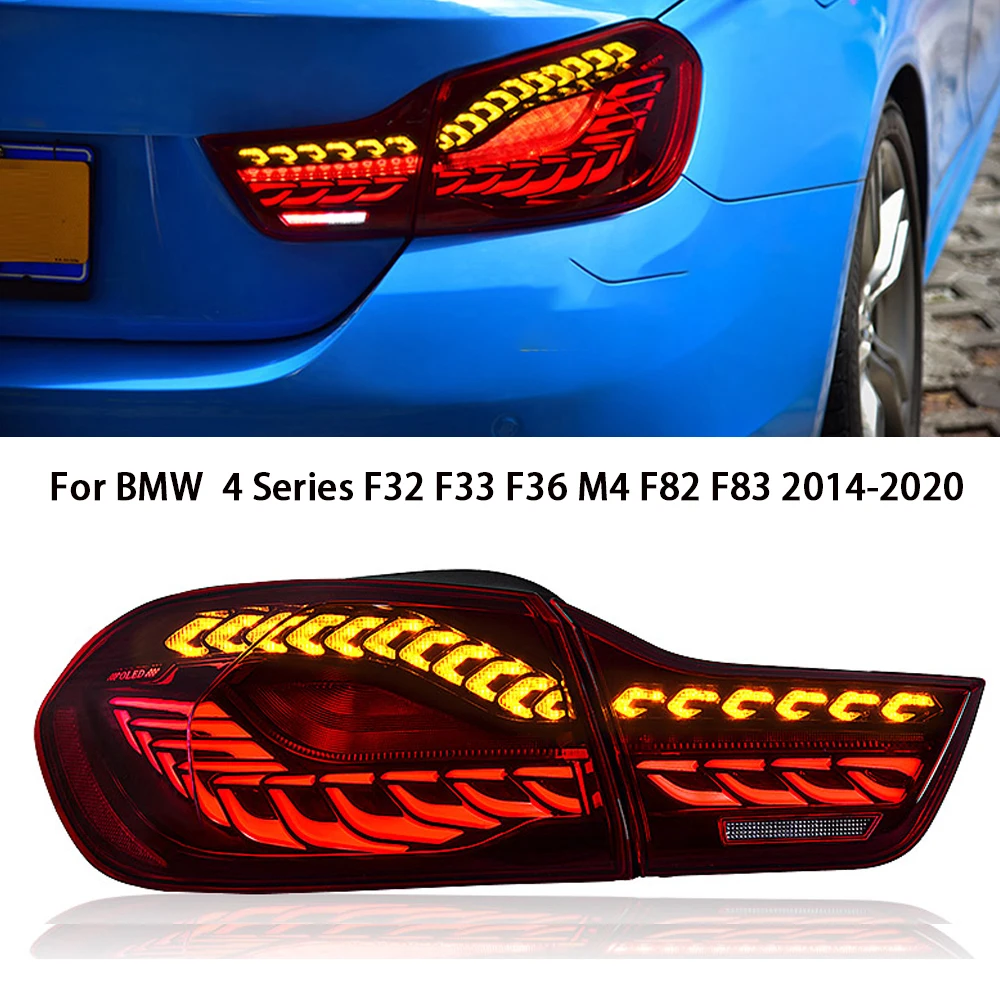 

Задний фонарь для BMW M4 420i 428i 430i 435i 440i 4 Series F32 F82 F33 F36 F83 2014-2020 GTS OLED стиль, задний фонарь