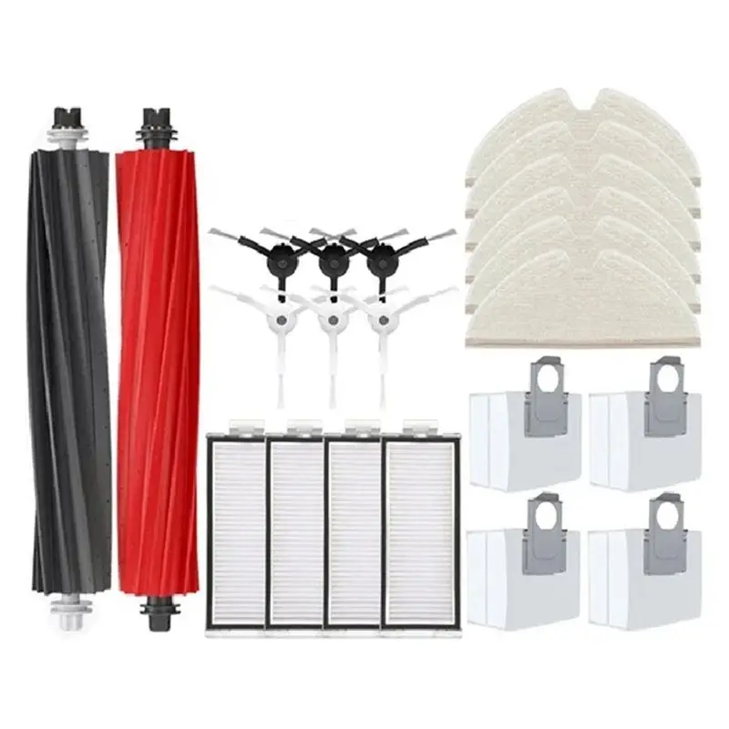 

A20F-Для Roborock Q8 Max, Q8 Max+, Q5 Pro, Q5 Pro+, аксессуары для роботов-пылесосов, крышка основной щетки, фильтр Hepa