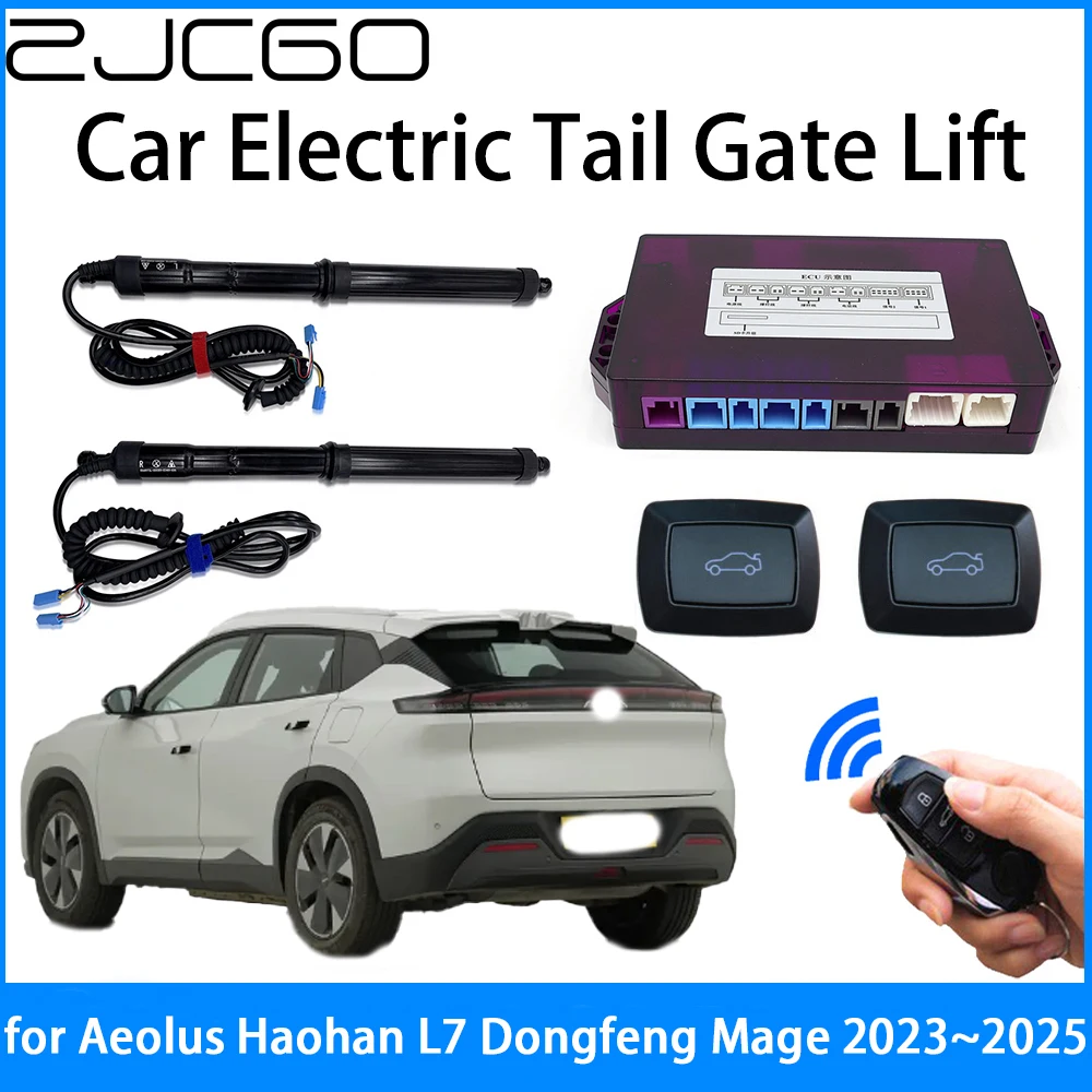 

ZJCGO Car Power Trunk Electric Suction Tailgate Intelligent Tail Gate Lift Strut For Aeolus Haohan L7 Dongfeng Mage 2023~2025