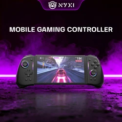 NYXI Hyperion Ergonomic Design Wireless Game Controller Black Gamepad with RGB Lights for Nintendo Switch