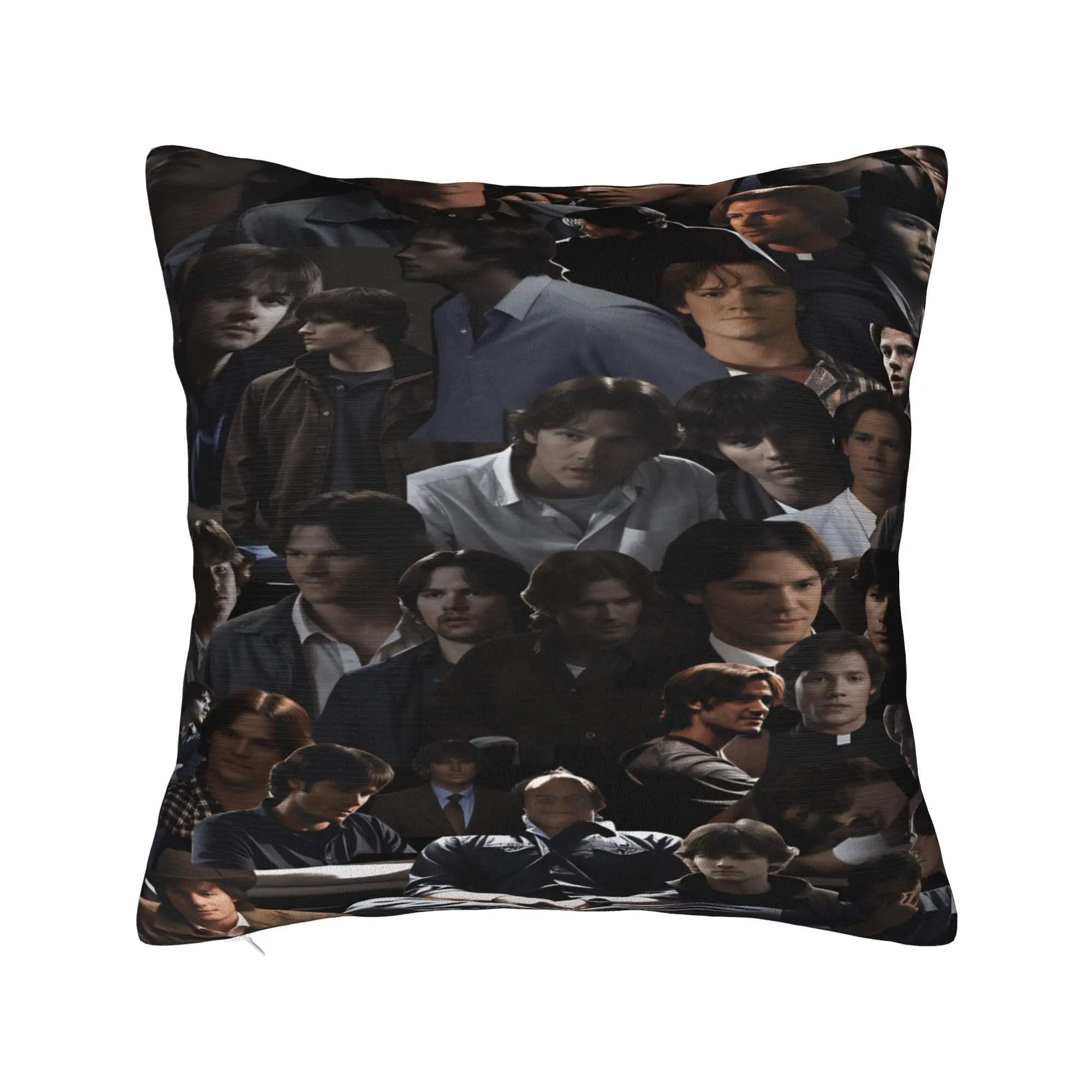 Pillow Case Sam Winchester Supernatural Comfy  Pillow Cover For Sofa Couch Bed Living Room Funny Pillowcases