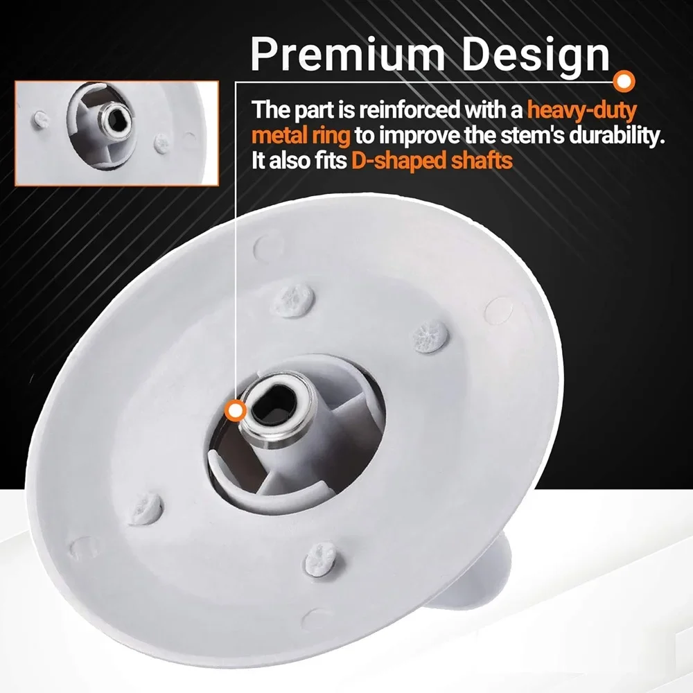 2-PACK WE1M654 Droger Timerknop Compatibel met GE & Hotpoint Drogers AP 3995098   WE01M0443 WE1M443 1264290