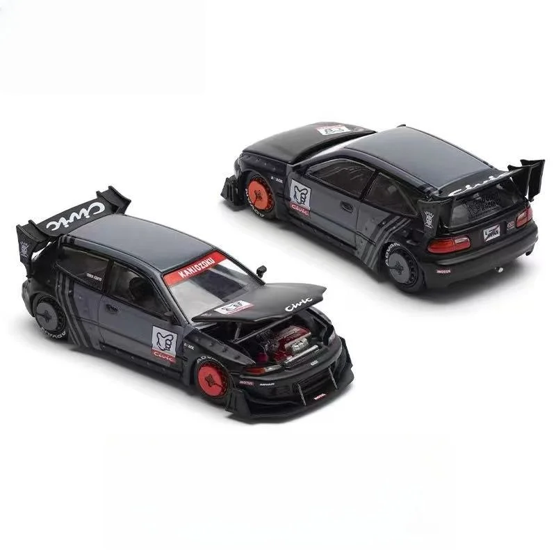 Poprace 1:64  KPGC110/Civic EG/Datsun 620/LP800/964 Singer alloy car model