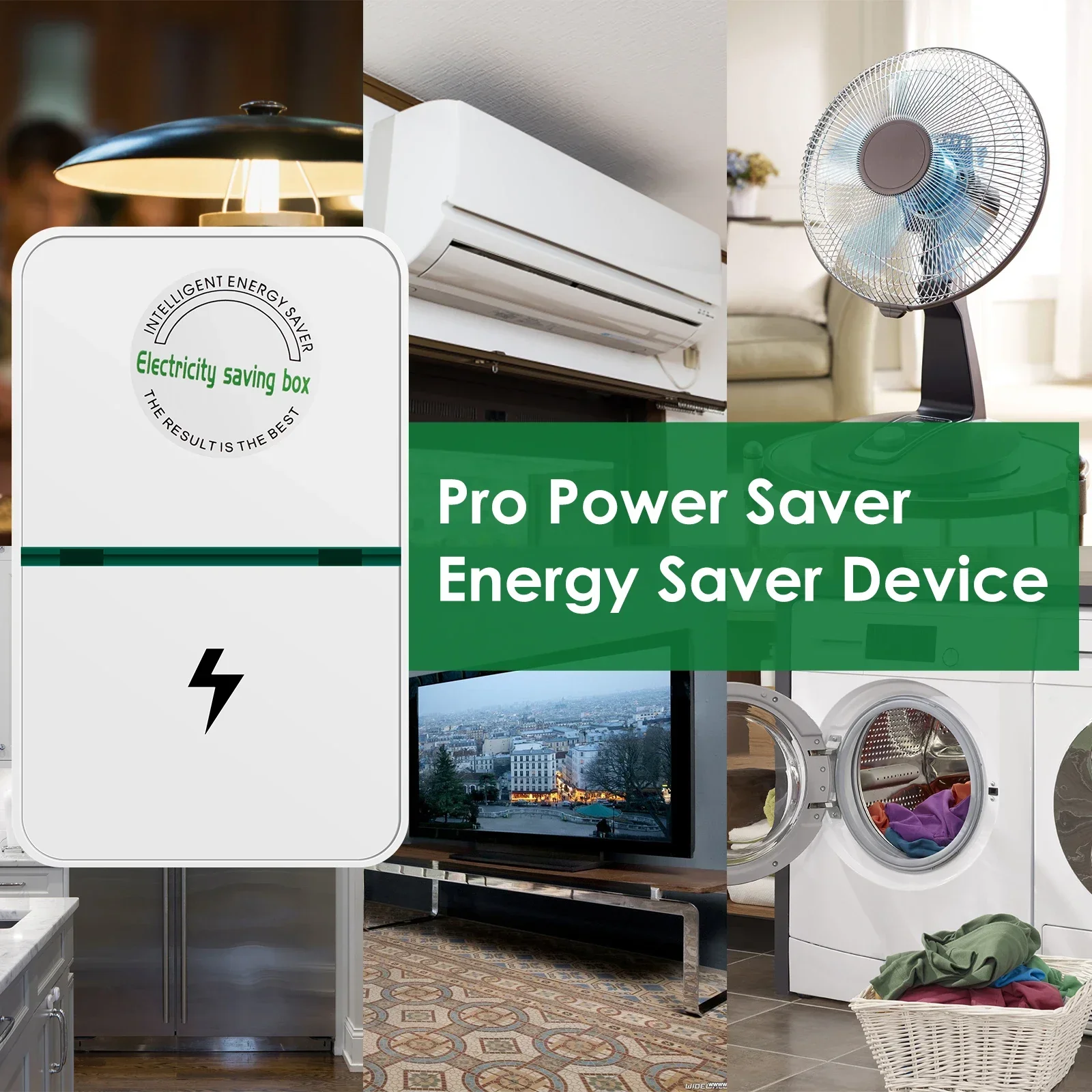 Energy-Saving Household Commercial Intelligent Voltage Regulator Spike Suppressor New Appliance WORLDKPI
