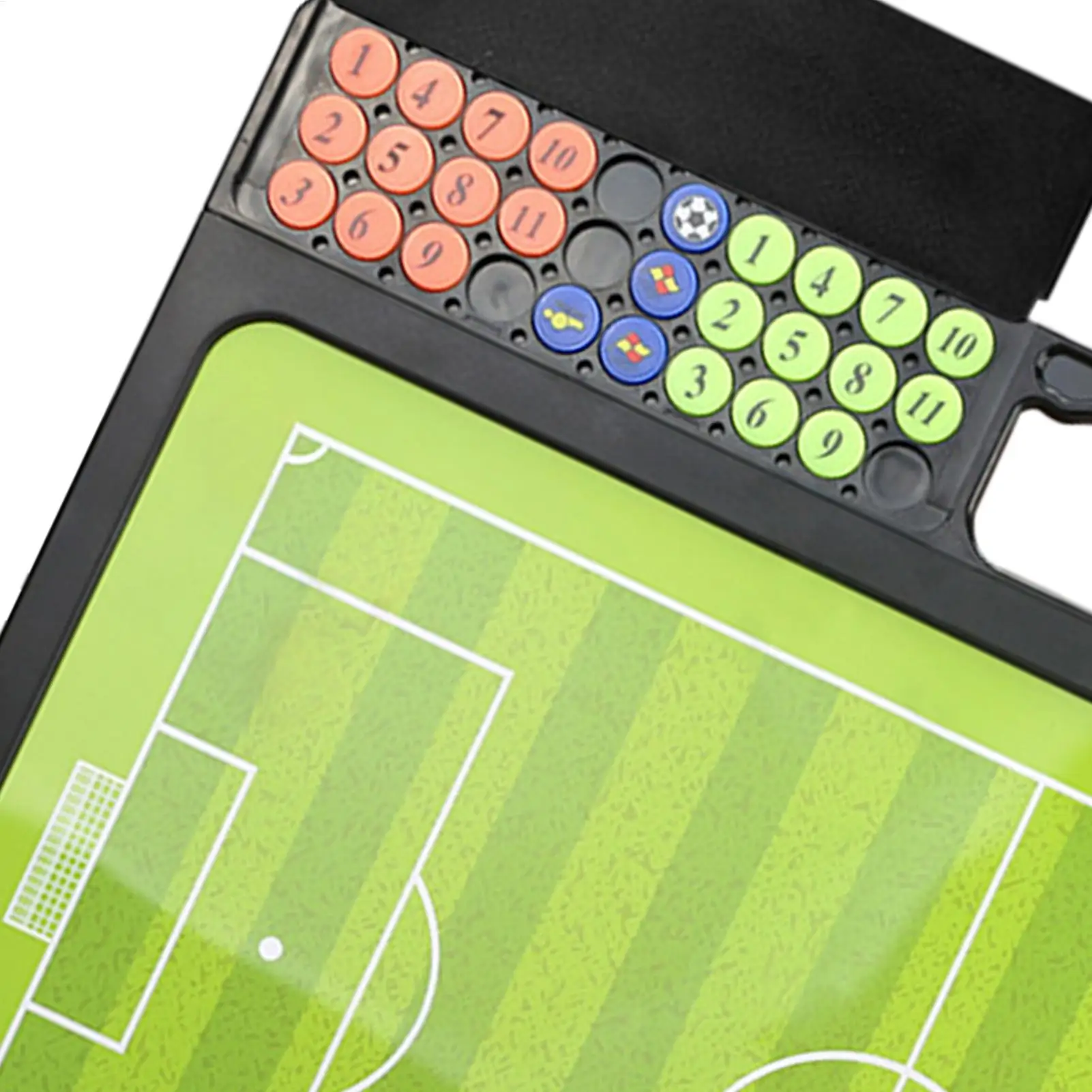 لوحة كرة القدم، معدات تدريب كرة القدم المغناطيسية، لوحة استراتيجية كرة القدم مزدوجة الجوانب مع قلم تحديد للممارسة الميدانية للاعبين