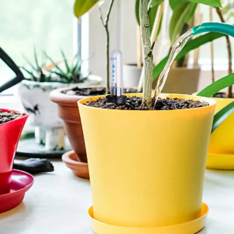 Indicatore del livello dell'acqua vaso di fiori promemoria della mancanza d'acqua strumento di giardinaggio misuratori del suolo per strumento di giardinaggio in vaso succulento