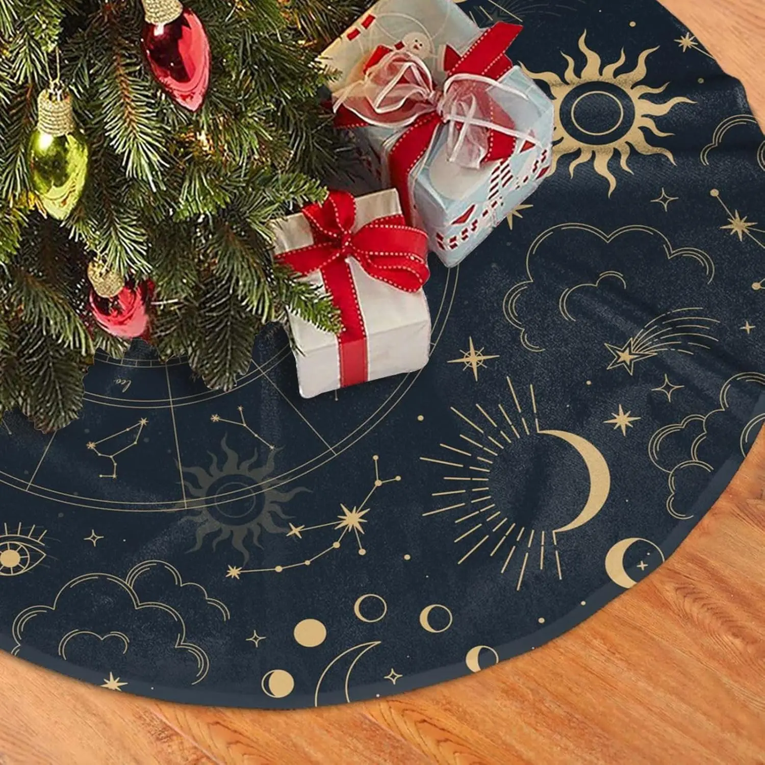 Constellation Christmas Tree DecorationsChristmas Tree Skirt 48