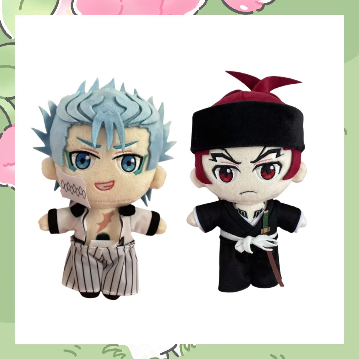 

Anime BLEACH Plush Doll Abarai Renji 20cm Cute Soft Stuffed Grimmjow Jaegerjaques Plush Dolls Chidren Holiday Birthday Gift