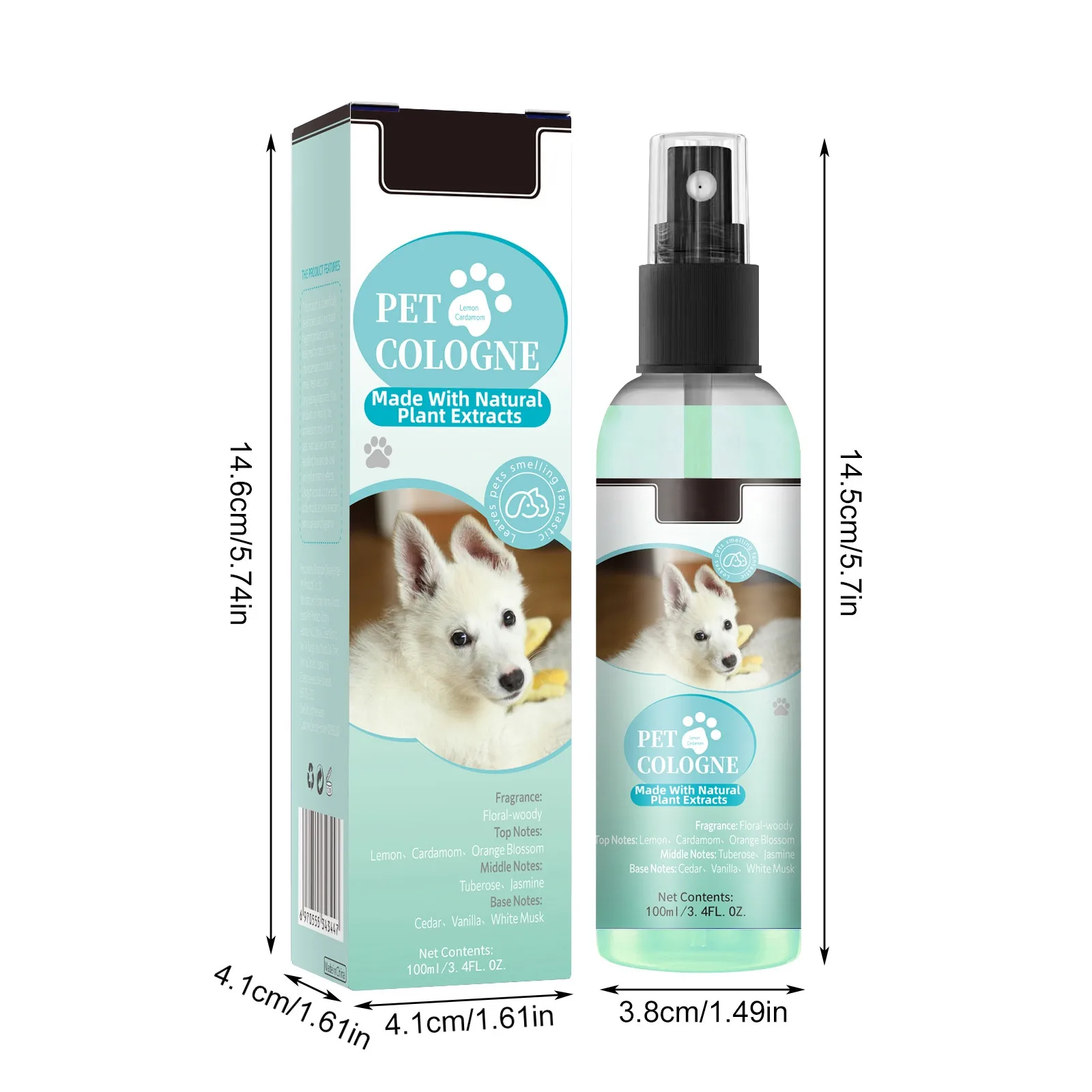 Pet Odor Eliminator Spray Dog Liquid Fragrance Body Odor Removal Smell Great Long Lasting Clean Deodorant Cat Liquid Perfumes