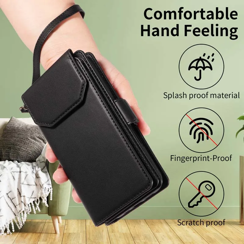 Leather Cover For Oneplus Nord 6 Phone Case Multi-Card Wallet Flip Coque for OnePlus Nord CE 5 4 Lite Nord6 Turbo 6 6V 5G Fundas