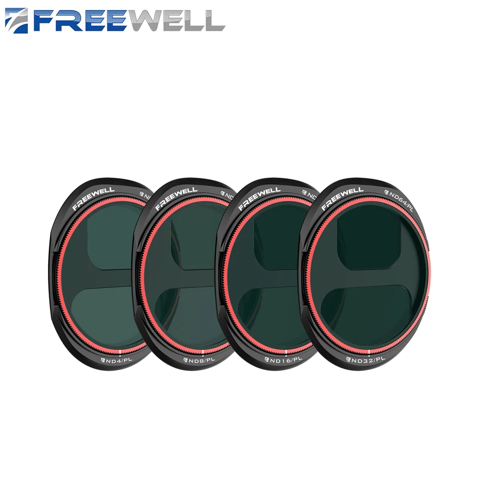 Freewell ND/PL Filters Kit for DJI Mavic 4 Pro ND8/PL ND16/PL ND32