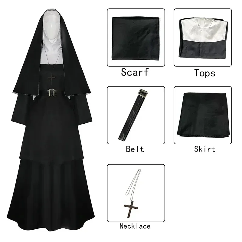 The Nun Cosplay Mask Costume, Horror Films, Halloween, The Conjuring