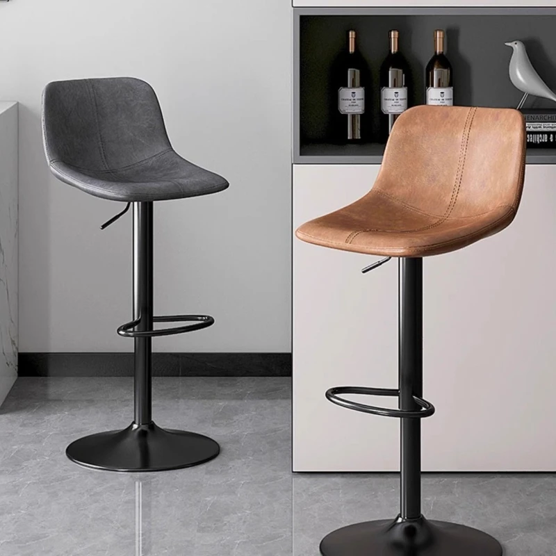

Новый минималистичный барный стул для дома, высокий стул для кассы, барный стул с подъемным механизмом, стул для стойки ресепшн, барный стул