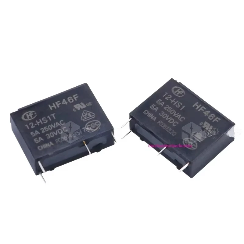 HF46F/5-HS1T 12V24V universal 4-pin relay 5A small power relay