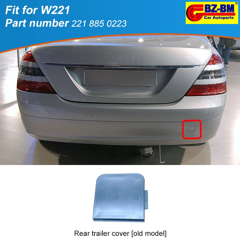 

front Rear Bumper Tow Hook cover 2218850323 for Mercedes-Benz S-class W221 2218800564 2218800505 2218800764 2218852922