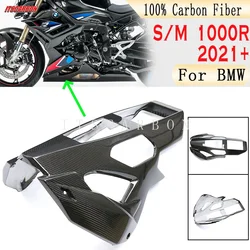 M 1000 R Accessories Real Dry Carbon Fiber Bellypan Belly Pan Fairing Kits Parts Cover For BMW S1000R M1000R 2021 2022 2023 2024