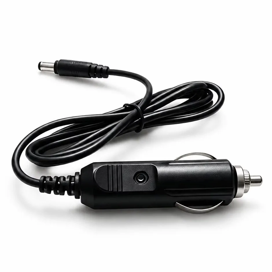 QXNY Tragbares 12V/24V Zigarettenanzünder-Stromversorgungskabel mit DC 5,5mm*2,1mm Stecker für Ladegerät-Verlängerungskabel