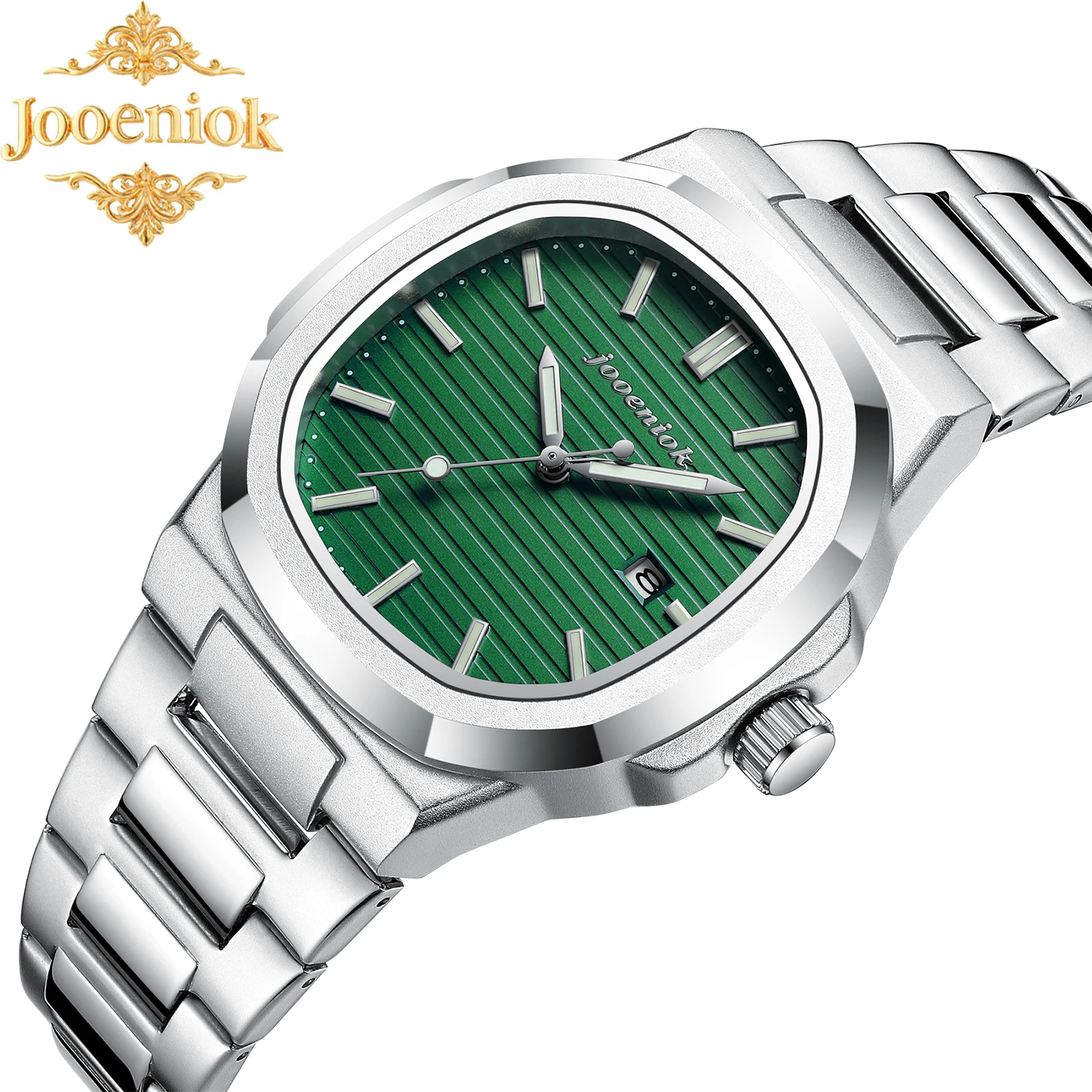 

2025 новые роскошные мужские кварцевые часы 30 м водонепроницаемые автоматические часы с датой мужские спортивные часы с хронографом из нержавеющей стали для мужчин часы