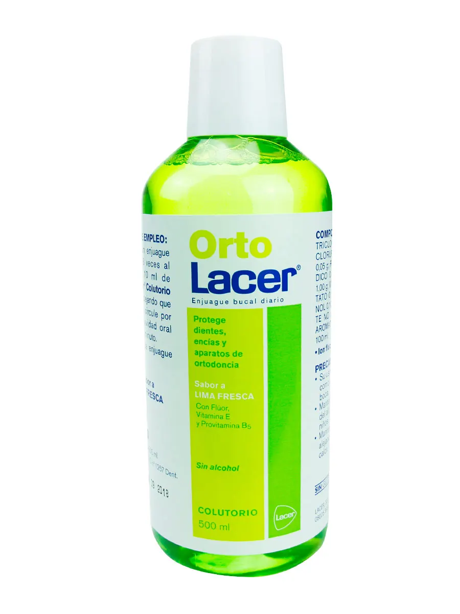 Mouthwash ortolacer flavor fresh lime 500ml-