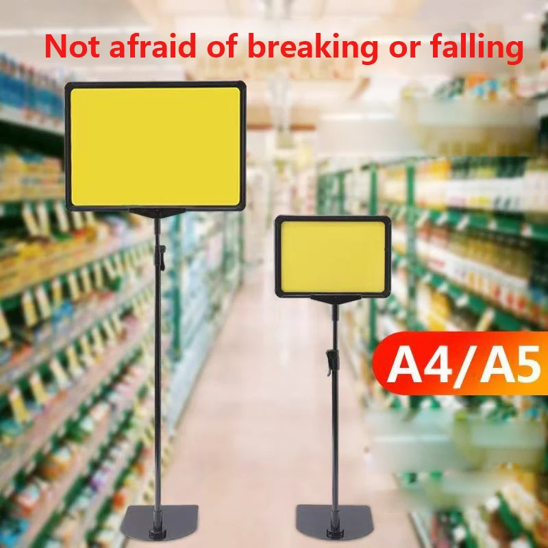 لوحة سعر عرض السوبر ماركت مع لوحة ترويج سعر حامل منبثق قابلة للتعديل