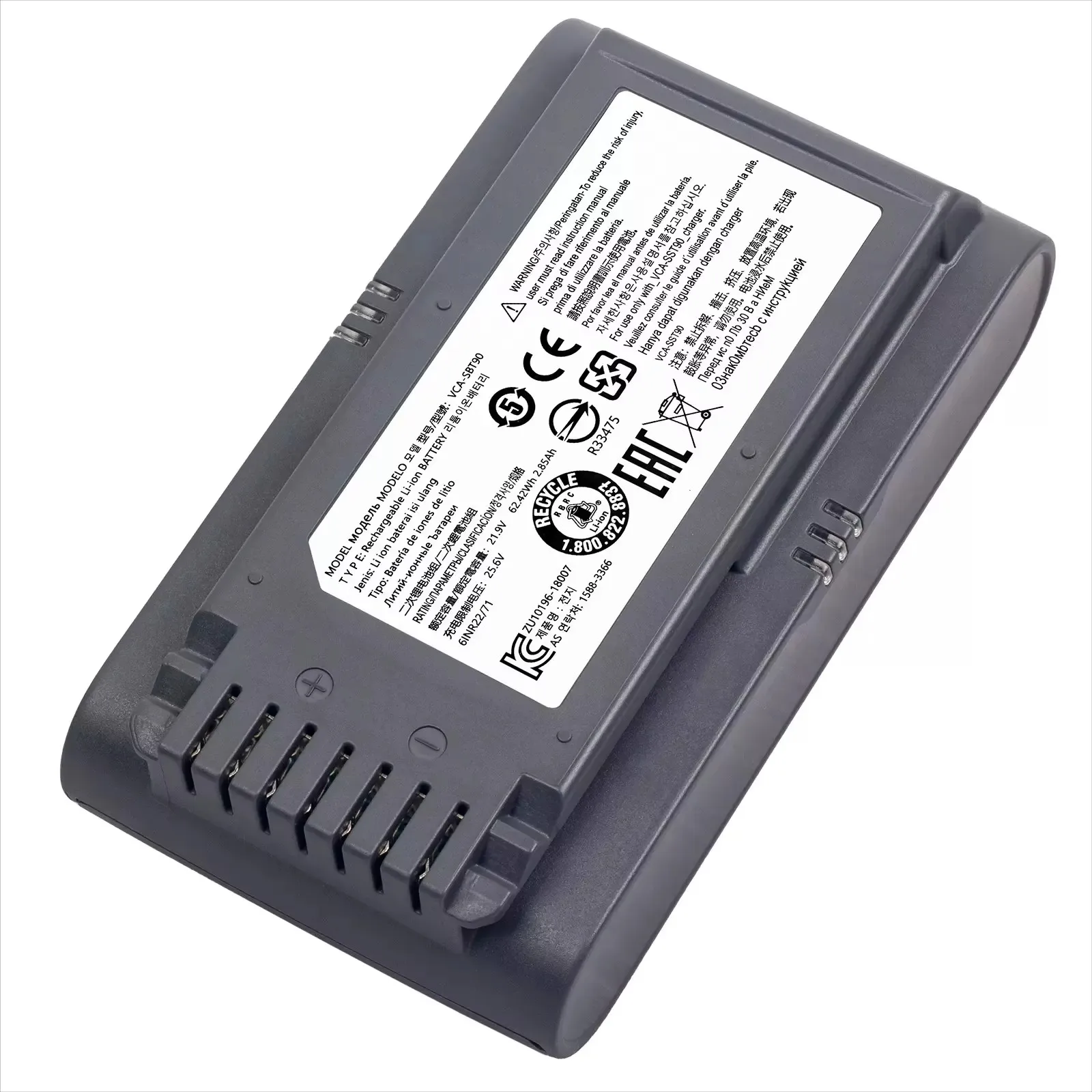 Baterai Li-ion 21.6V 3500mAh untuk Samsung penyedot debu Jet 90/Jet 75 Pet/Jet 75 vakum stik tanpa kabel VCA-SBT90/XAA