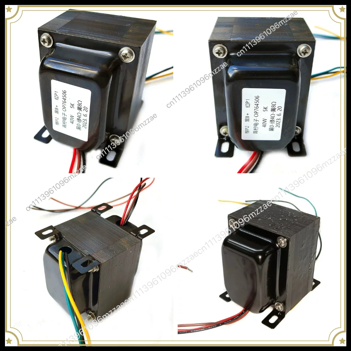 40W Push-pull Output 5K: 0-4-8 Europe 6P3P/6L6/EL34 Audio Transformer OP764506