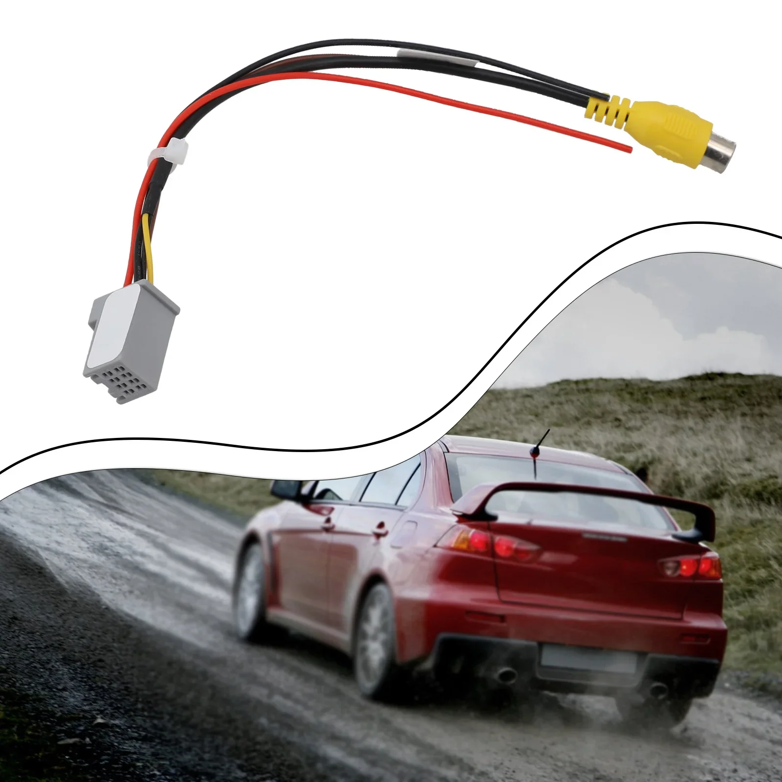 

Car Parking Rear Camera Video Plug Converter RCA Cable For 14-20 8Pin 2024 Hot Sale Brand New And High Quality