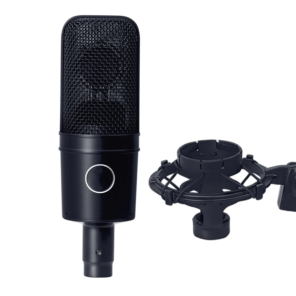 AT4040 Cardioid Large Diaphragm XLR Condenser Studio Microphone for Professional Vocal Recording Broadcast Live Sound Home