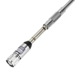 1150mm VHF Radio TNC Antenna Stainless Steel VHF FM Antenna 76-108mhz FM Radio Transmitter Walkie Talkies Part