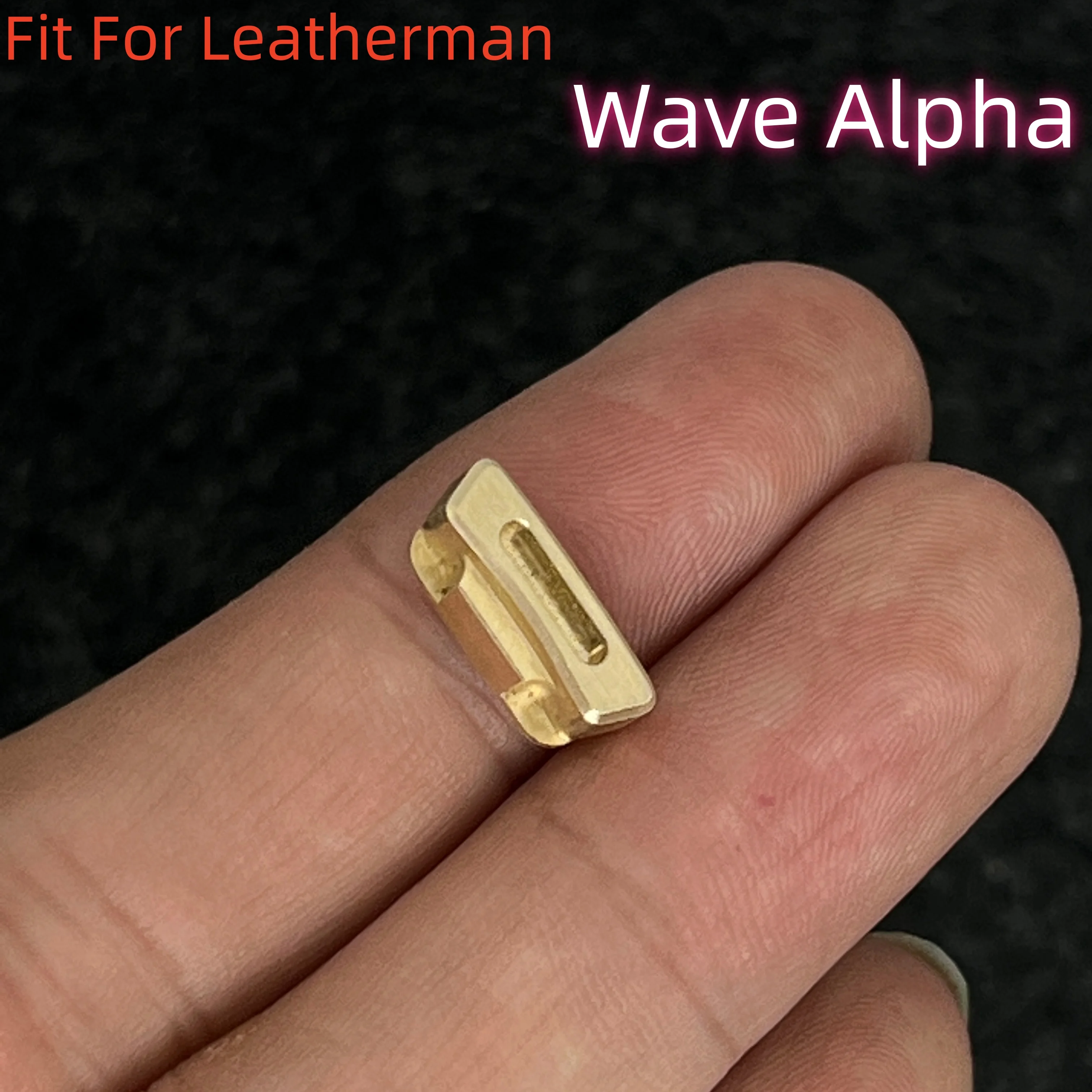 Brass/Aluminum Made Thumb Grip Easy Push Button For Leatherman Wave Alpha File and Saw DIY Accessories