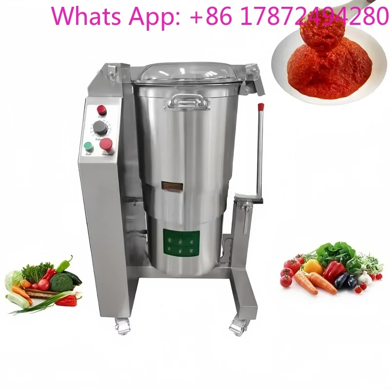 18L Hummus Chopper Food Processor Meatball Beating Machine Onion Vegetable Chopping Machine Mixer Chopper Commercial