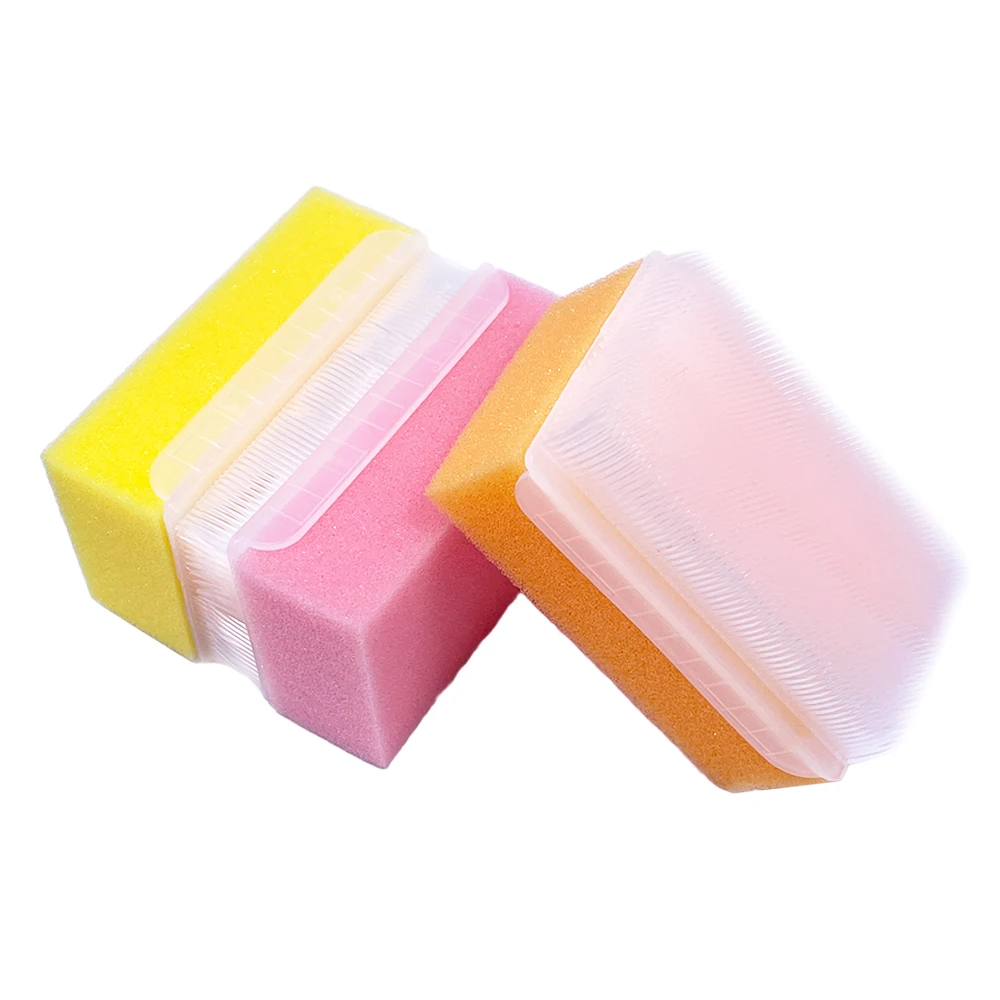 5pcs/bag Munkcare Wholesale Multi-Colored and Gentle A Versatile Sponge Hand Brush for Kids Surgical Sponge Scrub Brush