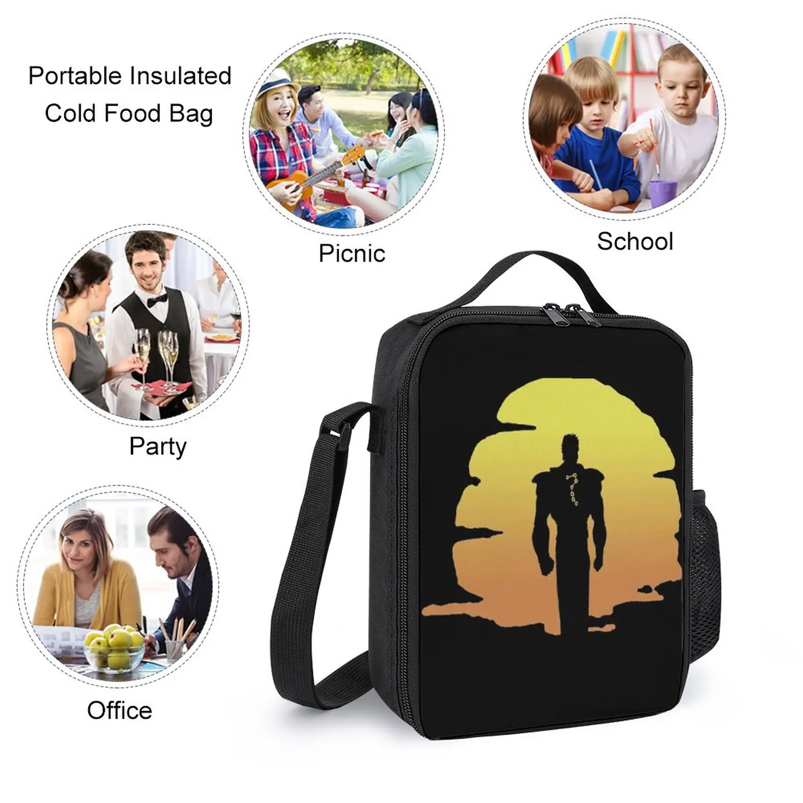 Punho da Estrela do Norte Y Aconchegante Mochila Creme Dental, Lunch Bag, Pen Bag, Atividade Esportiva, Conjunto 3 em 1, 17 ", Presente para Homens e Mulheres