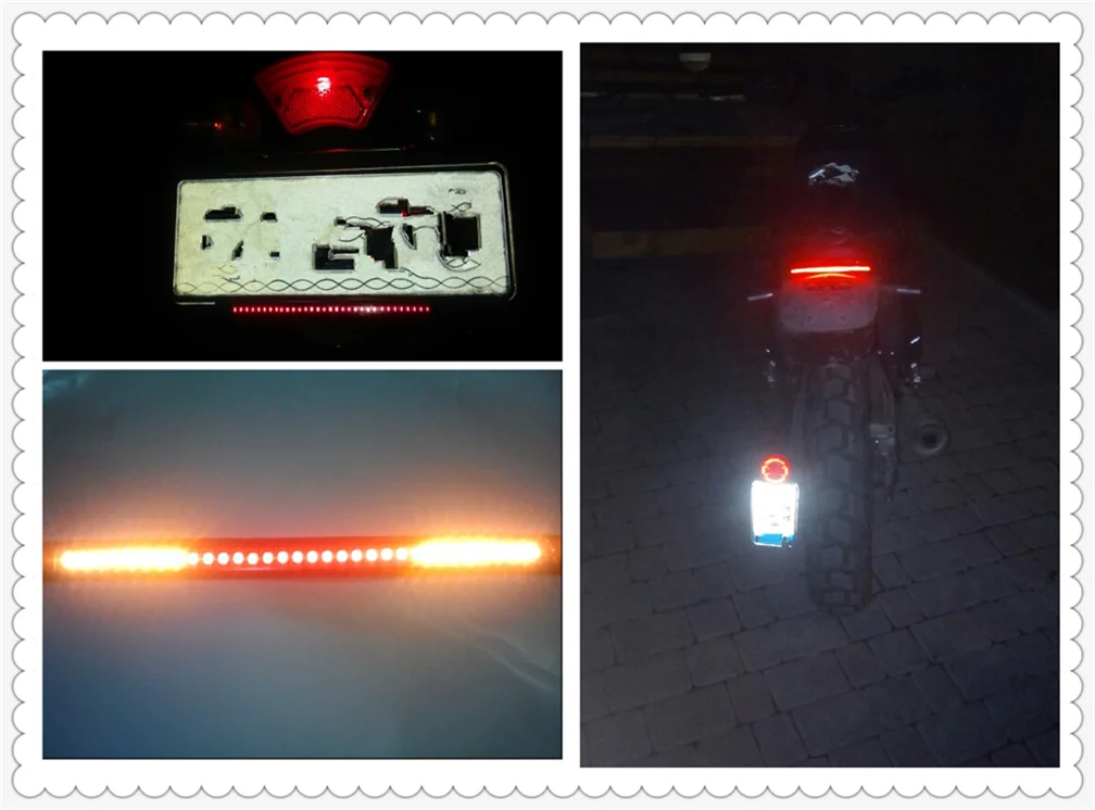 Motorcycle light with tail brake stop turn signal LED red amber for HONDA CBR929RR CBR600RR CBR954RR CB1000R