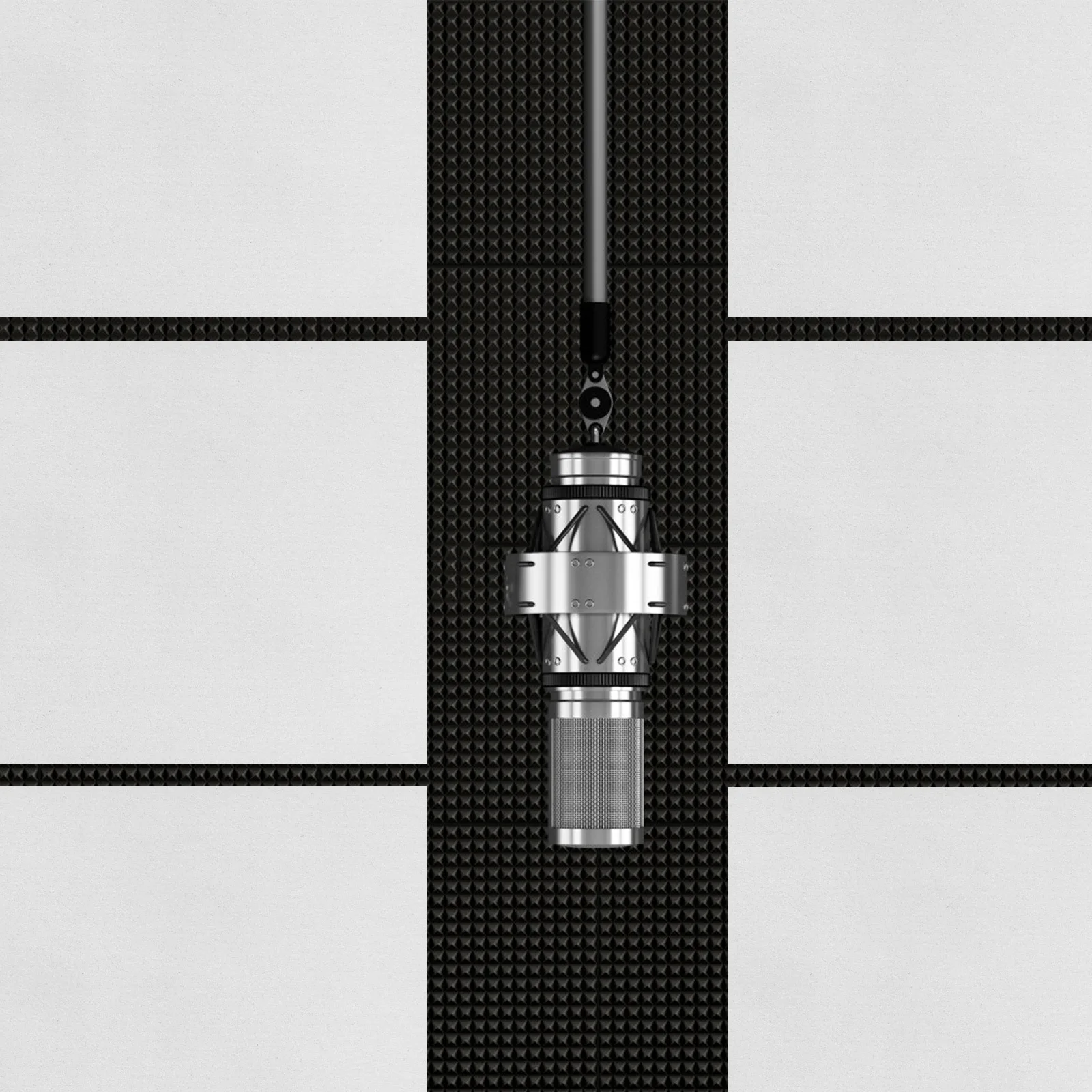 

12pcs Soundproof Panels Noise Reducing Acoustic Wall Panels Fire Resistant Self Adhesive Foam For Home Studio Office Theater